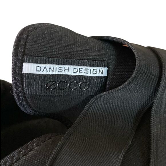 Ecco Shoes Men's Size 14 Black Slip-On Sneakers - Picture 12 of 13